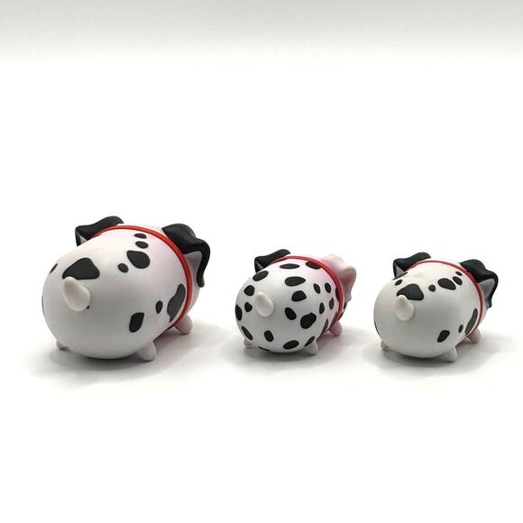 Disney Tsum Tsum Lot of 3 Dogs from 101 Dalmatians, Large and Medium - Picture 2 of 3